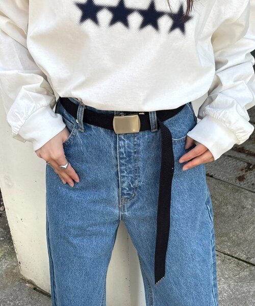 CIAOPANIC TYPY(チャオパニックティピー)の「【UNISEX】ガチャベルト(ベルト・メンズ・カーキ/ブラック/ベージュ/ピンク・ONE SIZE)」の2枚目の写真