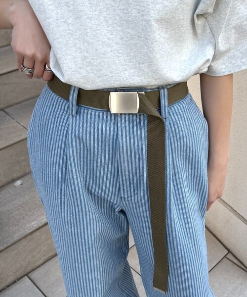 CIAOPANIC TYPY(チャオパニックティピー)の「【UNISEX】ガチャベルト(ベルト・メンズ・カーキ/ブラック/ベージュ/ピンク・ONE SIZE)」の10枚目の写真