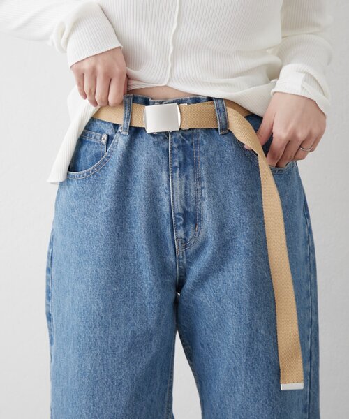 CIAOPANIC TYPY(チャオパニックティピー)の「【UNISEX】ガチャベルト(ベルト・メンズ・カーキ/ブラック/ベージュ/ピンク・ONE SIZE)」の16枚目の写真