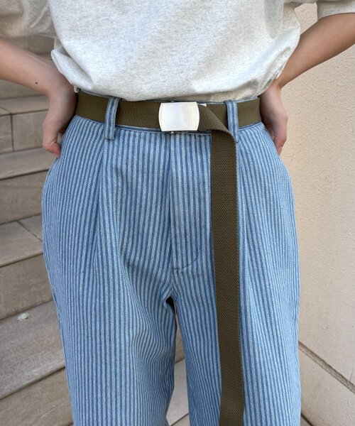 CIAOPANIC TYPY(チャオパニックティピー)の「【UNISEX】ガチャベルト(ベルト・メンズ・カーキ/ブラック/ベージュ/ピンク・ONE SIZE)」の3枚目の写真