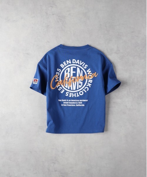 BEN DAVIS（ベンデイビス）の「【BEN DAVIS】サークルプリントＴシャツ（Tシャツ/カットソー・キッズ・ブラック/ホワイト/ブルー・130/140/150/160）」の2枚目の写真
