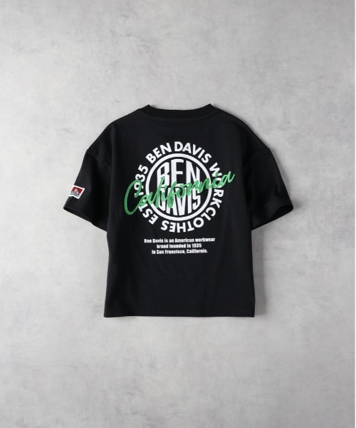 BEN DAVIS（ベンデイビス）の「【BEN DAVIS】サークルプリントＴシャツ（Tシャツ/カットソー・キッズ・ブラック/ホワイト/ブルー・130/140/150/160）」の3枚目の写真