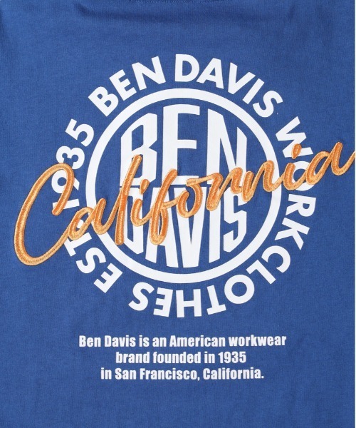 BEN DAVIS（ベンデイビス）の「【BEN DAVIS】サークルプリントＴシャツ（Tシャツ/カットソー・キッズ・ブラック/ホワイト/ブルー・130/140/150/160）」の5枚目の写真