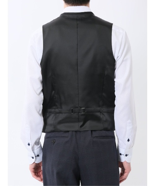 TAKA-Q（タカキュー）の「【リバーシブル】タカキュー ジレベスト（スーツベスト・メンズ・ブラック/ネイビー・MEDIUM/LARGE/X-LARGE）」の15枚目の写真