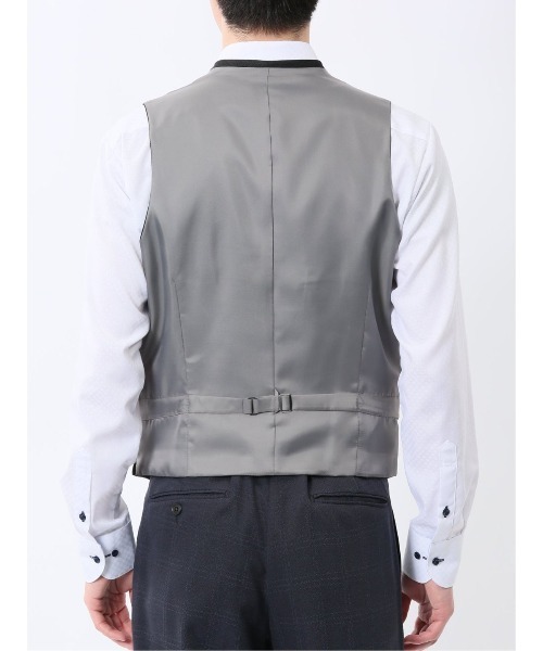 TAKA-Q（タカキュー）の「【リバーシブル】タカキュー ジレベスト（スーツベスト・メンズ・ブラック/ネイビー・MEDIUM/LARGE/X-LARGE）」の18枚目の写真