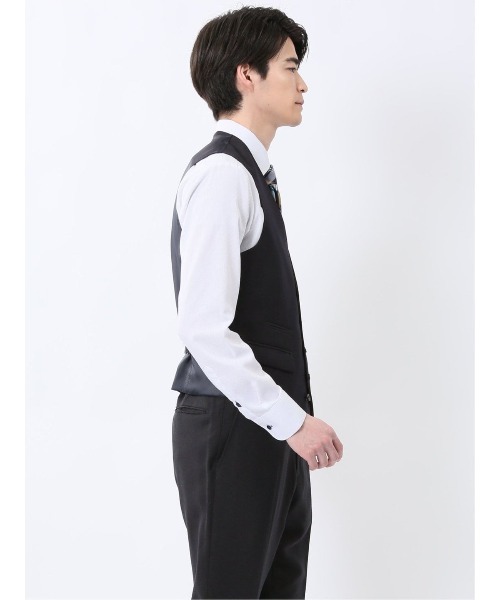 TAKA-Q（タカキュー）の「【リバーシブル】タカキュー ジレベスト（スーツベスト・メンズ・ブラック/ネイビー・MEDIUM/LARGE/X-LARGE）」の22枚目の写真