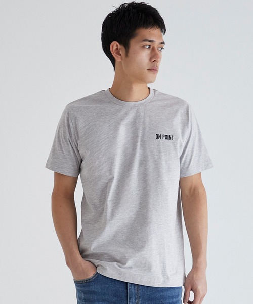coca(coca)(コカ)の「ワンポイントプリントTシャツ(Tシャツ/カットソー・メンズ・グレー/ホワイト・M/L/XL)」の2枚目の写真