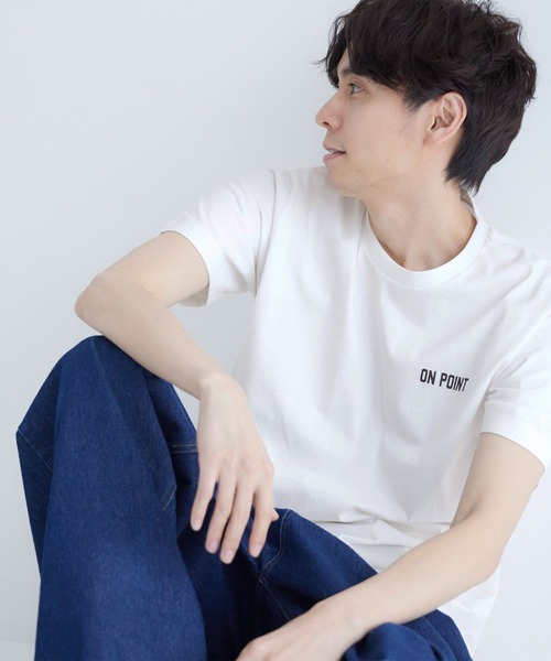 coca(coca)(コカ)の「ワンポイントプリントTシャツ(Tシャツ/カットソー・メンズ・グレー/ホワイト・M/L/XL)」の12枚目の写真