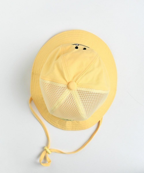 moimoln（モイモルン）の「ノーティッド　スマイルバケットハット（ハット・キッズ・イエロー・46cm/48cm/50cm/52cm）」の5枚目の写真