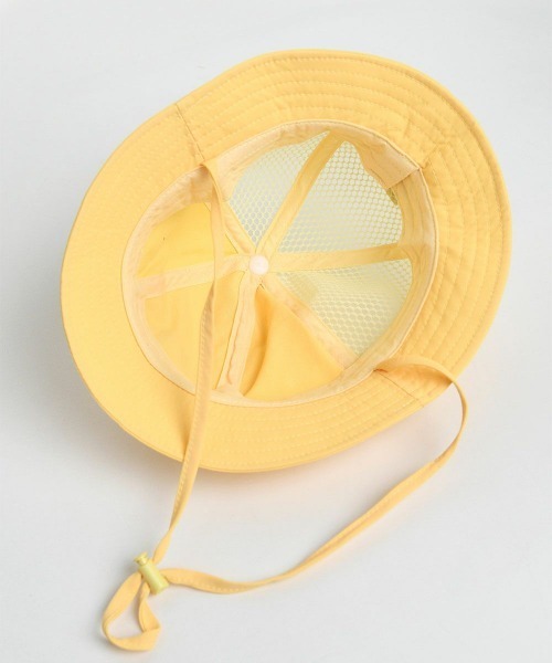 moimoln（モイモルン）の「ノーティッド　スマイルバケットハット（ハット・キッズ・イエロー・46cm/48cm/50cm/52cm）」の4枚目の写真