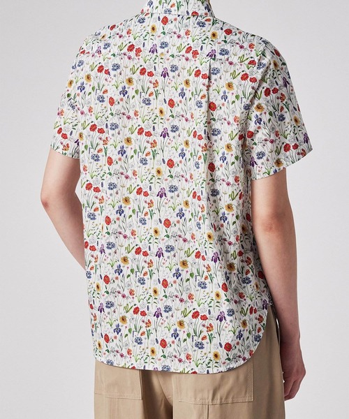 Paul Smith（ポールスミス）の「ウィメンズ リバティプリント 半袖シャツ / 155013 SH168（シャツ/ブラウス・レディース・ホワイト/オフホワイト・38/42/40）」の9枚目の写真