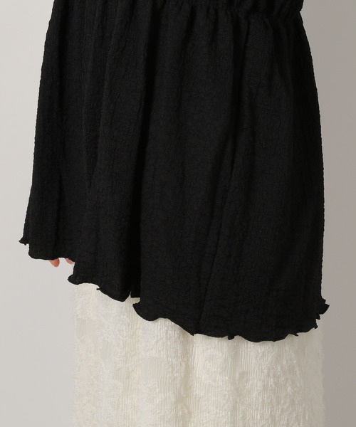 LAKOLE（ラコレ）の「カットジャガードシャーリングT / 327680（Tシャツ/カットソー・レディース・アイボリー/ブラック・FREE）」の20枚目の写真