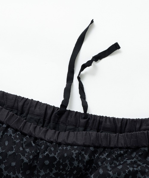 LA MARINE FRANCAISE（マリン フランセーズ）の「フラワージャガードバレルパンツ（その他パンツ・レディース・ホワイト/ブラック・0/1）」の14枚目の写真