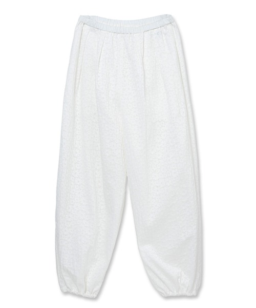 LA MARINE FRANCAISE（マリン フランセーズ）の「フラワージャガードバレルパンツ（その他パンツ・レディース・ホワイト/ブラック・0/1）」の11枚目の写真