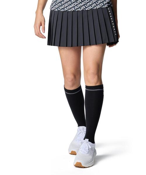UNDER ARMOUR(アンダーアーマー)の「UAドライブ プリーティド スカート(ゴルフ/レディース)(スカート・レディース・ブラック・S/L/XL/M)」の1枚目の写真
