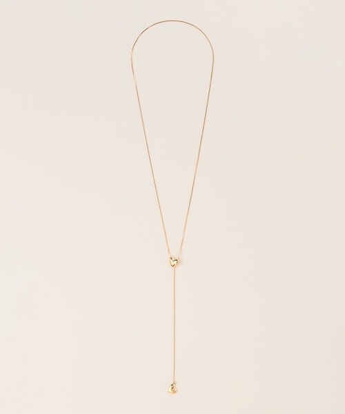 BEAMS HEART(ビームスハート)の「ポイント ハート ネックレス(ネックレス・レディース・シルバー/ゴールド・ONE SIZE)」の5枚目の写真