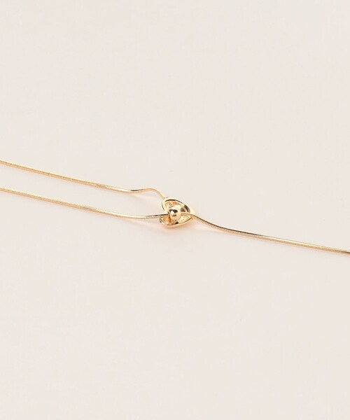 BEAMS HEART(ビームスハート)の「ポイント ハート ネックレス(ネックレス・レディース・シルバー/ゴールド・ONE SIZE)」の6枚目の写真