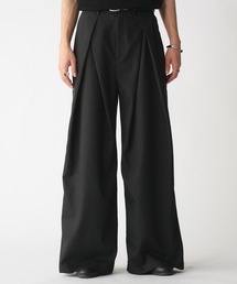 selle glant(ZOe)CROSS TUCK WIDE SLACKS PANTS/NX^bNChXbNXpc(XbNX)