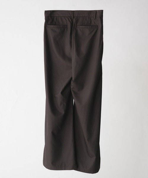 selle glant クロスタックワイドスラックスパンツ ブラック L selle glant スラックス CROSS TUCK WIDE SLACKS PANTS/クロス
