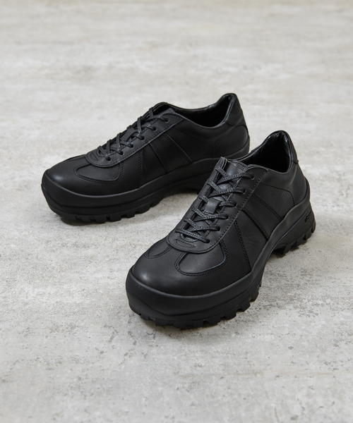 And A（アンドエー）の「PADRONE パドローネ / GERMAN TRAINER with 884C Vibram ビブラムソールジャーマントレーナー 日本製 / PU8840-2006（スニーカー・メンズ・ブラック系その他/ブラック・42/41/40/43）」の10枚目の写真