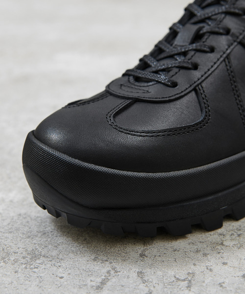 And A（アンドエー）の「PADRONE パドローネ / GERMAN TRAINER with 884C Vibram ビブラムソールジャーマントレーナー 日本製 / PU8840-2006（スニーカー・メンズ・ブラック系その他/ブラック・42/41/40/43）」の8枚目の写真