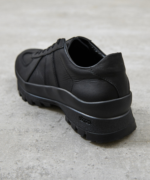And A（アンドエー）の「PADRONE パドローネ / GERMAN TRAINER with 884C Vibram ビブラムソールジャーマントレーナー 日本製 / PU8840-2006（スニーカー・メンズ・ブラック系その他/ブラック・42/41/40/43）」の4枚目の写真