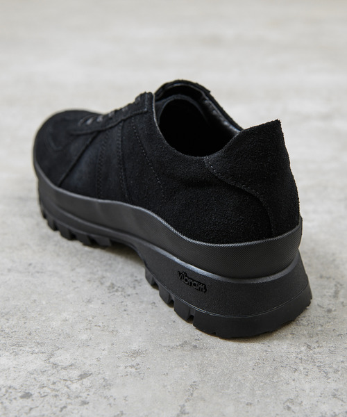And A（アンドエー）の「PADRONE パドローネ / GERMAN TRAINER with 884C Vibram ビブラムソールジャーマントレーナー 日本製 / PU8840-2006（スニーカー・メンズ・ブラック系その他/ブラック・42/41/40/43）」の18枚目の写真
