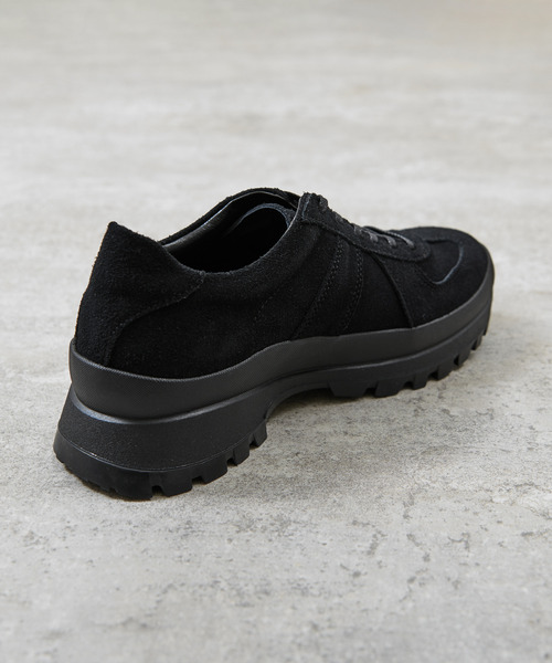 And A（アンドエー）の「PADRONE パドローネ / GERMAN TRAINER with 884C Vibram ビブラムソールジャーマントレーナー 日本製 / PU8840-2006（スニーカー・メンズ・ブラック系その他/ブラック・42/41/40/43）」の16枚目の写真