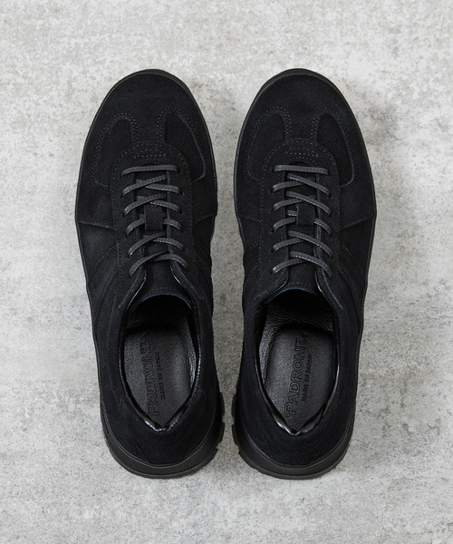 And A（アンドエー）の「PADRONE パドローネ / GERMAN TRAINER with 884C Vibram ビブラムソールジャーマントレーナー 日本製 / PU8840-2006（スニーカー・メンズ・ブラック系その他/ブラック・42/41/40/43）」の14枚目の写真