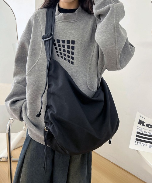 VIBGYOR（ヴィブジョー）の「サイドドロスト ショルダーバッグ(CZ)（ショルダーバッグ・レディース・ブラック/オフホワイト/カーキ/オレンジ・FREE）」の20枚目の写真