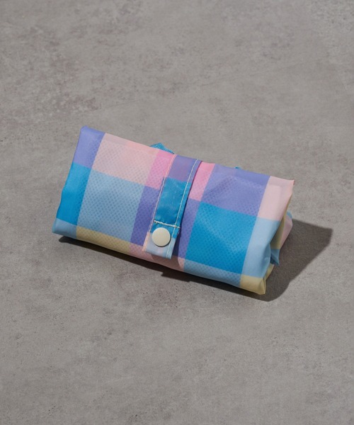 SETUP7（セットアップセブン）の「【SETUP7】コンパクトショッピングバックミニ GLR（エコバッグ/サブバッグ・レディース・ブルー/サックスブルー/レオパード/グリーン/ピンク/グリーン系その他2/オレンジ/パープル・FREE）」の9枚目の写真