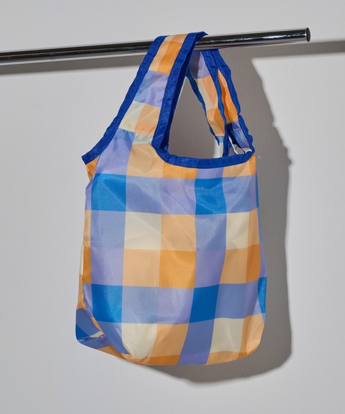 SETUP7（セットアップセブン）の「【SETUP7】コンパクトショッピングバックミニ GLR（エコバッグ/サブバッグ・レディース・ブルー/サックスブルー/レオパード/グリーン/ピンク/グリーン系その他2/オレンジ/パープル・FREE）」の12枚目の写真