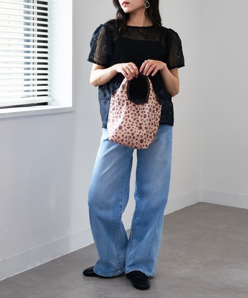 SETUP7（セットアップセブン）の「【SETUP7】コンパクトショッピングバックミニ GLR（エコバッグ/サブバッグ・レディース・ブルー/サックスブルー/レオパード/グリーン/ピンク/グリーン系その他2/オレンジ/パープル・FREE）」の22枚目の写真