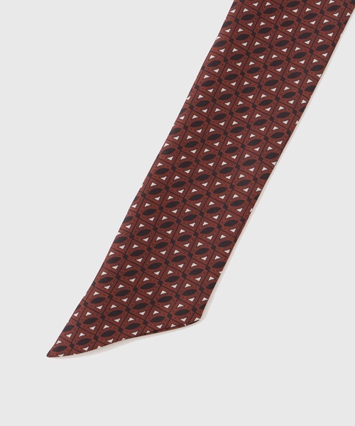 ADAM ET ROPE'（アダムエロペ）の「《ポリエステル / レーヨン》スカーフ / ユニセックス（ネクタイ・メンズ・ブラウン系その他3/ブラウン系その他/ブルー系その他3/ブルー系その他6・FREE）」の6枚目の写真