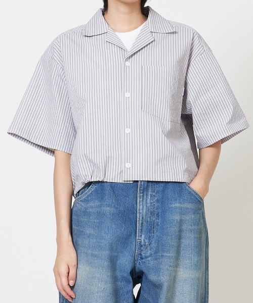 SHORT SLEEVE SHIRTS STRIPE ショート スリーブ シャツ