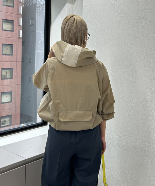 Lounge dress ラウンジドレス　アノラックパーカー黒 マウンテンパーカ LOUNGEDRESS（ラウンジドレス）の「シアーANORAK（パーカー