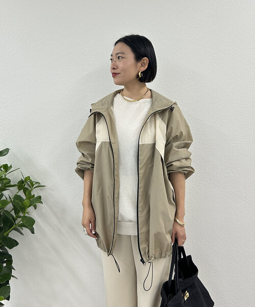 Lounge dress ラウンジドレス　アノラックパーカー黒 マウンテンパーカ LOUNGEDRESS（ラウンジドレス）の「シアーANORAK（パーカー