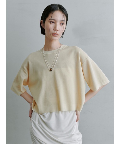 MIESROHE（ミースロエ）の「ﾄﾞﾚｰﾌﾟｲｰｼﾞｰｶｯﾄｽｶｰﾄ（スカート・レディース・ブラウン/ブラック/ホワイト・1/0）」の19枚目の写真