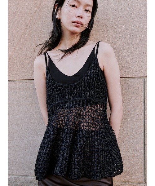 MIESROHE（ミースロエ）の「ﾄﾞﾚｰﾌﾟｲｰｼﾞｰｶｯﾄｽｶｰﾄ（スカート・レディース・ブラウン/ブラック/ホワイト・1/0）」の20枚目の写真