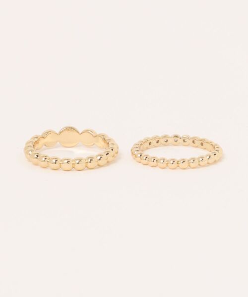 GOLDY(ゴールディ)の「【GOLDY】メタル ボール セット リング 2点セット 5240701※(リング・レディース・ゴールド/シルバー×ゴールド/シルバー・FREE)」の9枚目の写真