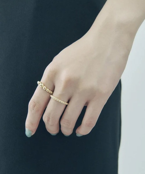 GOLDY(ゴールディ)の「【GOLDY】メタル ボール セット リング 2点セット 5240701※(リング・レディース・ゴールド/シルバー×ゴールド/シルバー・FREE)」の8枚目の写真