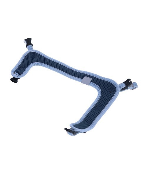 BEAMS DESIGN(ビームス デザイン)の「BEAMS DESIGN/ベルトハーネスダメージデニムSサイズ(リード/ハーネス/首輪・レディース・ブルー・S)」の3枚目の写真