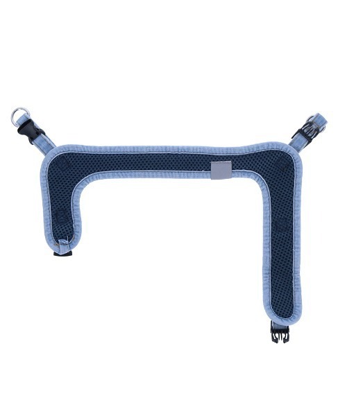 BEAMS DESIGN(ビームス デザイン)の「BEAMS DESIGN/ベルトハーネスダメージデニムSサイズ(リード/ハーネス/首輪・レディース・ブルー・S)」の4枚目の写真