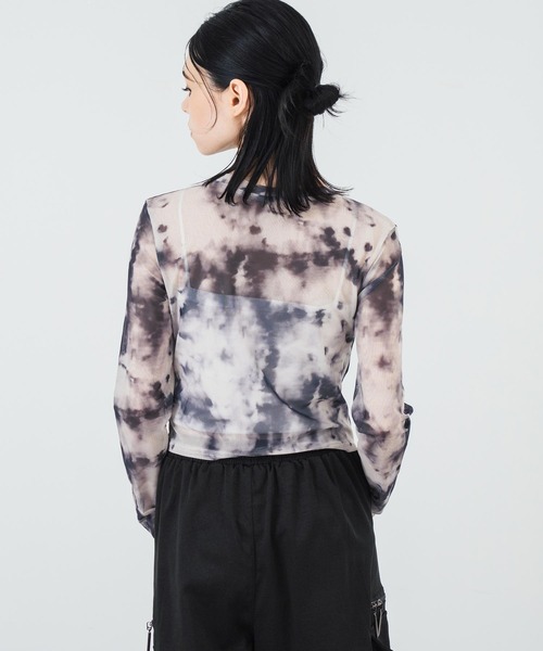 新品⭐︎異素材ドッキングトップス⭐︎定価２３１００円⭐︎デニム✖️ブラック☆送料込み ANAP（アナップ）の「デニムビスチェ ドッキング シアートップス（T