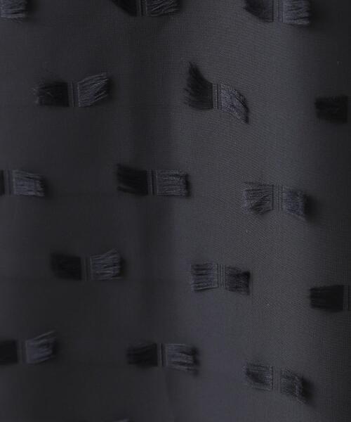 OPAQUE.CLIP（オペークドットクリップ）の「リボンジャカードキャミワンピース【洗濯機洗い可】（ワンピース・レディース・ブルー/ブラック・40/38/42）」の6枚目の写真