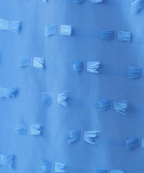 OPAQUE.CLIP（オペークドットクリップ）の「リボンジャカードキャミワンピース【洗濯機洗い可】（ワンピース・レディース・ブルー/ブラック・40/38/42）」の10枚目の写真