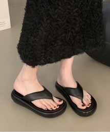 WEGO/カラフル軽量厚底サンダル