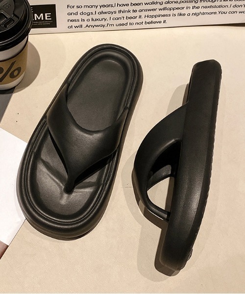 WEGO（ウィゴー）の「WEGO/カラフル軽量厚底サンダル（サンダル・レディース・ピンク/ライム/ブラック・MEDIUM/LARGE）」の8枚目の写真