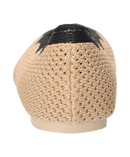 Samansa Mos2(サマンサ モスモス)の「ニットスカラップバレエシューズ(ドレスシューズ・レディース・モカ/ブラック/グリーン・XL/S/L/M)」の12枚目の写真