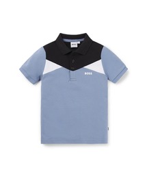 BOSS(ボス)のキッズ カラーブロック ポロシャツ ストレッチコットンピケ(ポロシャツ)